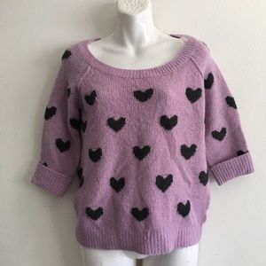 *3 for $20* Sparkly Heart Sweater